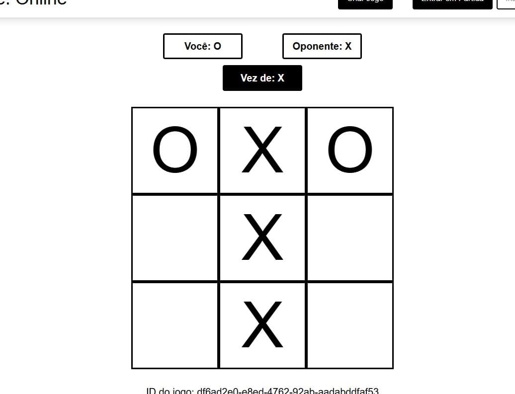 Imagem de projeto Tic Tac Toe: Online - Jogo interativo online